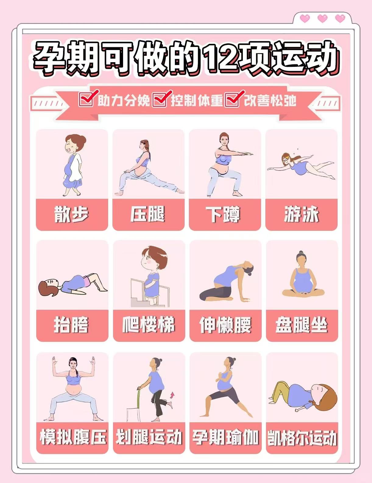 孕期運(yùn)動(dòng)安全指南