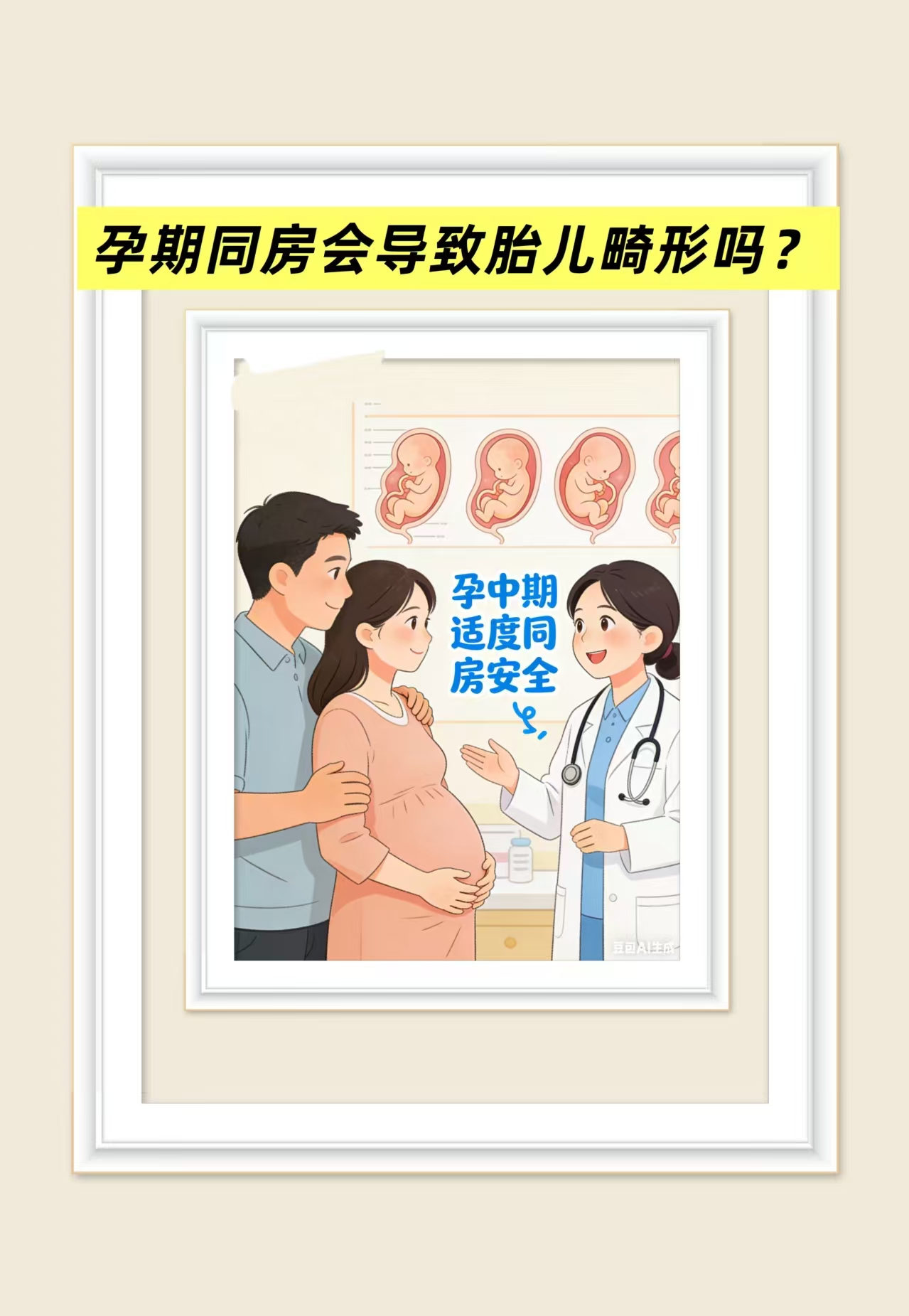 孕期同房會(huì)導(dǎo)致胎兒畸形嗎？