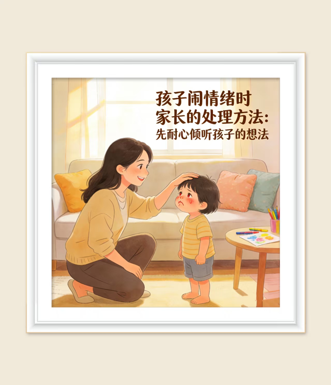 孩子鬧情緒時家長怎么處理？