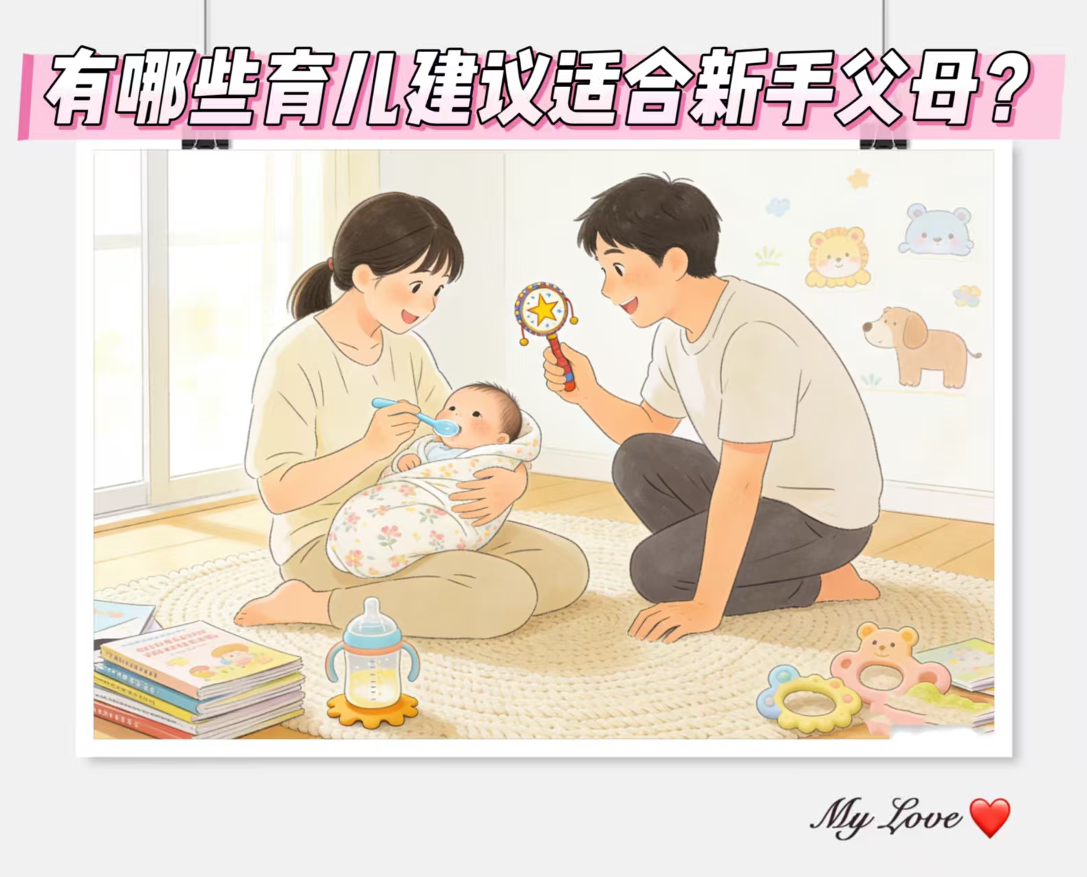 有哪些育兒建議適合新手父母？