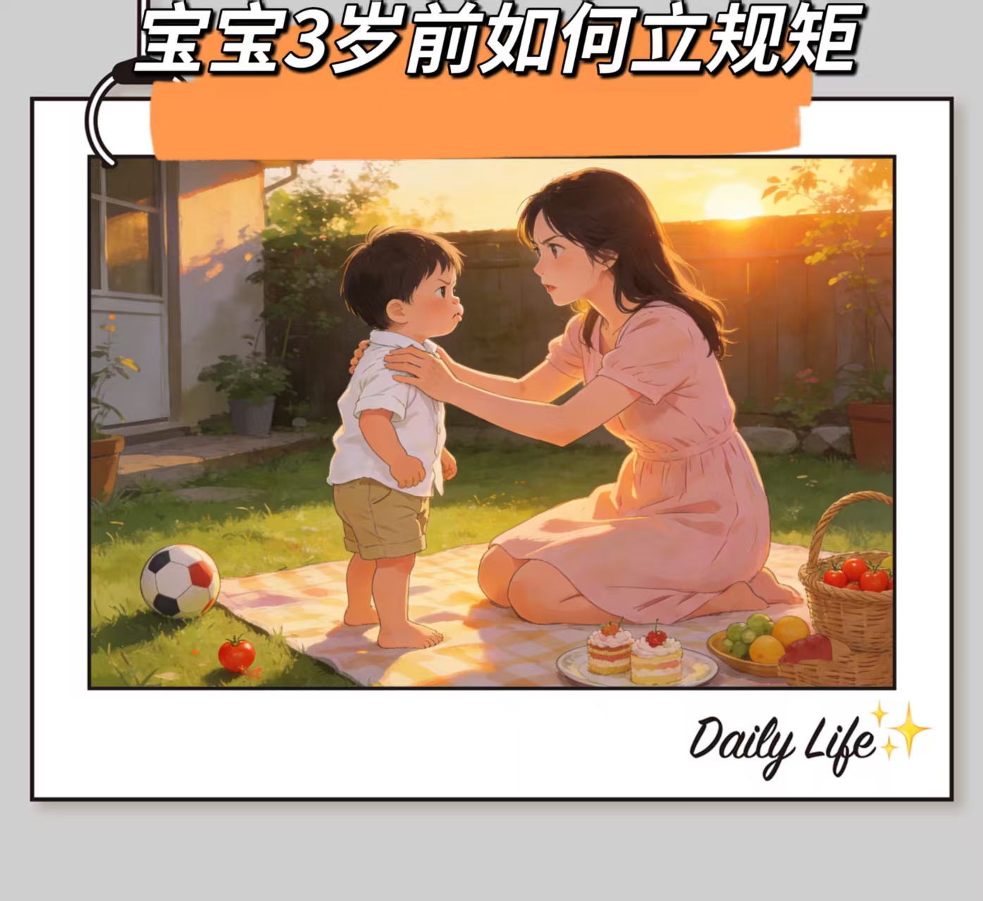 寶寶3歲前如何立規(guī)矩